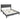 Full Size Bed Upholstered Box Headboard - Gray
