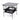 Folding Outdoor Table With Carrying Bag, Lightweight Aluminum Roll-Up Square Table For Indoor, Outdoor Camping, Picnics, Beach, Backyard, Bbq, Party, Patio - Black