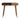 Writing Desk, Curved - Chestnut