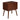 Mid-Century Modern Double Drawer Nightstand - Walnut