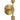 Reverie - Double Lights Bathroom Wall Sconce Over Mirror - Clear / Gold