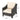 Antibes - 4 Pieces Wicker Chat Set - Brown / Beige