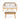2 Piece Outdoor Acacia Wood Conversation Set, Woven Rope Backrest Patio Seating Group, Woven Rope With Coffee Table For Porch - Light Teak / Beige