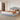 Queen Upholstered Bed Frame With Shell Shaped Headboard - Light Blue - Light Blue