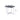 Adelae - End Table - Gray / Chrome