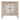 2 Door Carved Storage Cabinet With Adjustable Shelf, Accent Furniture