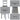House Marchese - Side Chair (Set of 2) - Gray