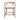 Modern Rubberwood Counter Stool Set With Upholstered Seats