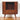 Cortez - T Bar Open Slot Cabinet - Dark Brown