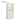 Retro Style Display Bookcase With Adjustable LED Ceiling Light And Tempered Glass Shelves - White