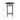 Wren - Accent Table - Matte Black Iron / Black Italian Marble