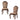 Chateau De Ville - Side Chair (Set of 2) - Brown / Cherry