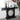 Console Table With Circular Art Decor For Living Room - Multi