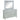 Arabesque - 6 Drawer Dresser With Mirror - Silver