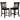 Lattice Back Counter Height Stools (Set of 2)
