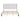 King Size, Stylish High Headboard Bed, High Quality - White