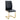 Luxurious And Minimalist Chair Covers, 2 High Elasticity Dining Chairs Arched Legs - Black / Gold