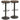 Dakota - Industrial Adjustable Barstool (Set of 2)