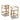 Bar Stool For Gardens And Patio (Set of 2) - Wood