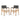 Outdoor Acacia Wood Dining Armchair With Cushion (Set of 2)