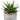 6" Tall, Artificial Plant, Succulent, Indoor, Faux, Fake, Table, Greenery, Potted, Decorative (Set of 2) - Green / Gray