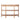 Handcrafted Console Table With Hand Woven Trim, 3 Tier Storage Shelves - Natural