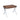 Callers - Weathered Writing Desk - Chrome / Oak