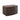 Joseph - Rectangular Curve Resin Woven Wicker Trunk With Handles Multi Purpose Storage - Walnut Brown
