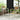 Stylish Modern Faux Wood & Aluminum Outdoor Dining Chairs, (Set of 2) - Natural