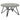 Travis - Round Top Coffee Table With Hairpin Legs - Gray / Black