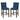 Upholstered Counter Stool With Nailhead Trim (Set of 2)