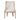 Upholstered Dining Chair With Nailhead Trim - Beige / Natural