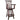 Rustic Bar Stool, Fir Wood Construction, Wide Armrest