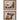 Almondine II Framed Art - Dark Brown