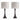 Lenuxe - Contemporary & Modern Design Table Lamp (Set of 2)