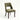 Upholstered Dining Chair With Curved Legs (Set of 2) - Green