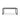 Modern Outdoor Aluminum Rectangular Dining Table With Slatted Top