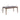 Bevis - Engineered Stone Top Dining Table - Walnut