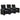 Warren - 3 Seater Reclining Home Theater - Black