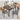 5 Piece Dining Table Set & 4 Chairs - Walnut