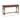 Ludin - Console Table With 3 Stools - Brown