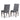 Ezra - Deluxe Dining Chair (Set of 2) - Stone Gray