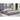 Queen Upholstered Platform Bed, Low Profile Frame - Light Blue