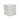 Square Accent Table, Indoor Outdoor - White