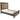 Queen Size Bed With Upholstered Headboard And Footboard Drawers - Brown