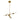Trellis - 4 Lights Modern Gold Chandelier Vintage Pendant Fixture For Living Room - Clear / Gold