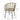 Randy - Modern Wicker Chair With Water Resistant Cushions - Brown / Beige