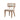 Classic Dining Chair With Curved Back (Set of 2) - Beige / Light Natural