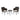 Kenneth - 3 Pieces Chat Set Outdoor Furniture - Brown Multi