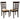 Lattice Back Dining Chair (Set of 2) - Brown